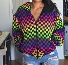 Speedo Rainbow Checkered Hoodie