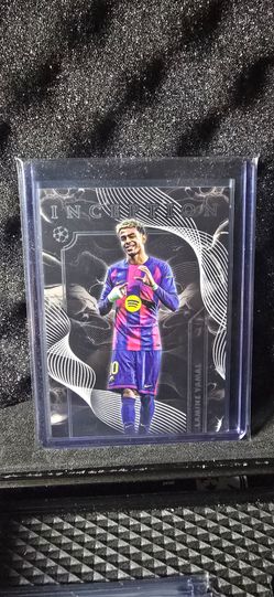 2025-26 Topps Inception UEFA Club Lamine Yamal #DF-14 Dark Flow