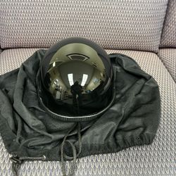 Motorcycle Half Helmet (Large)