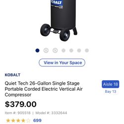 Kovalt  Compressor 26 Gallons Quiet 