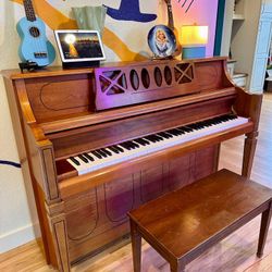 FREE - Falcone Upright Piano In Excellent Condition
