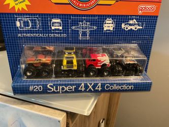 Micro Machines Super 4X4 Collection #20 Truck Set of 4 Unopened 1989 Vintage