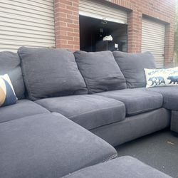 Gray Section Couch 