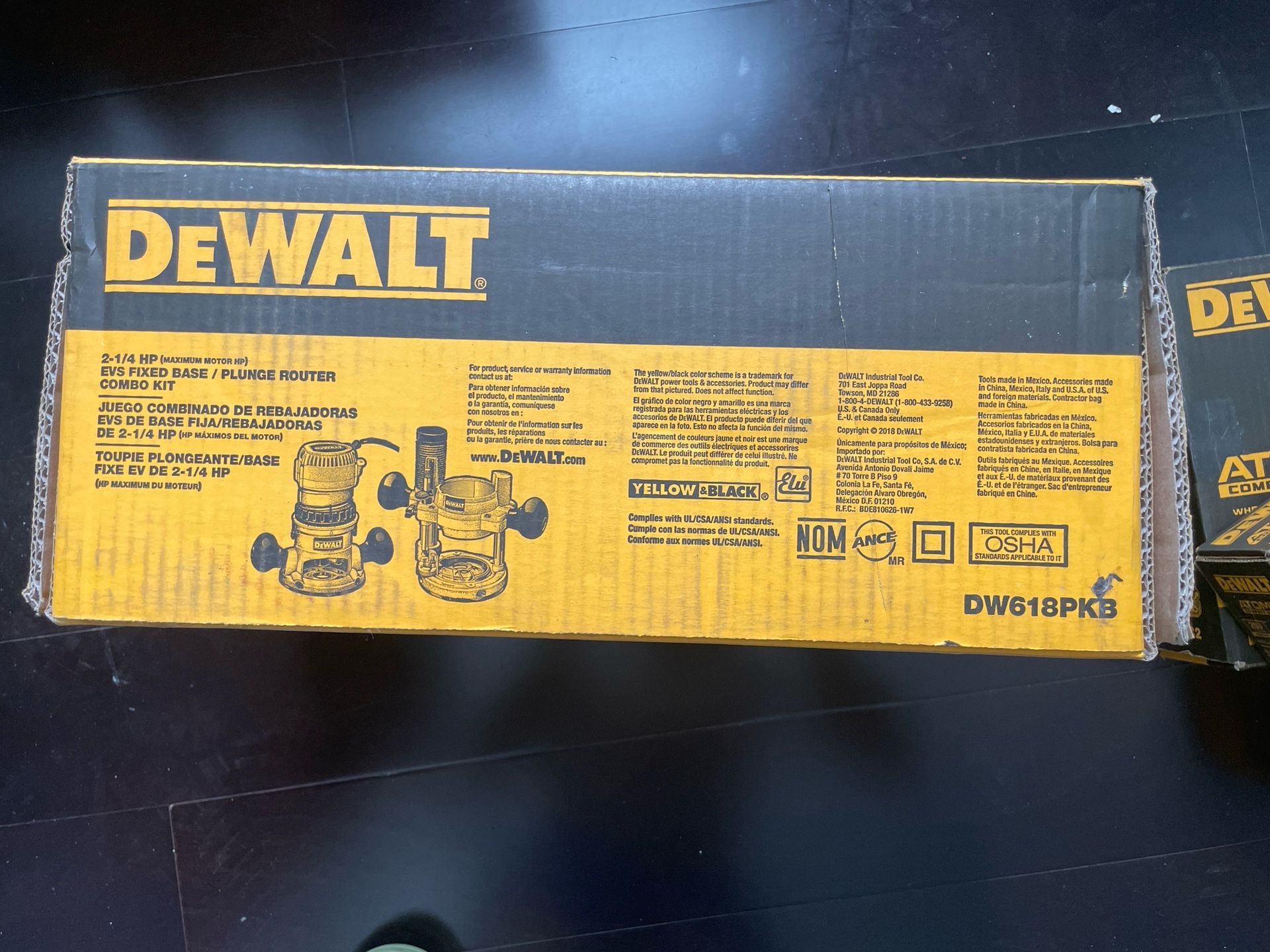 DEWALT PLUNGE ROUTER