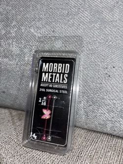 Butterfly Industrial Cute Piercings Morbid Metals Size14g