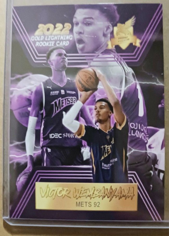 Very Nice Victor Wembanyama Rookie Card Limited Edition 1 Of 1000