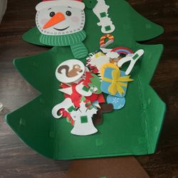felt Christmas Tree And Decorations 