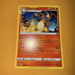Charizard 025/185 SWSH04 Vivid Voltage Non Holo Rare Pokémon card