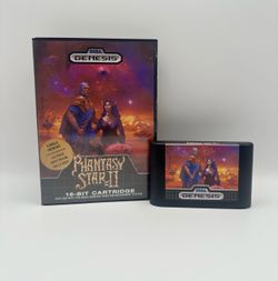 Phantasy Star II (Sega, Genesis, 1990) Tested Working!