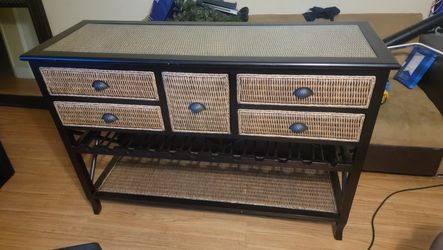 Buffet With Wine Rack