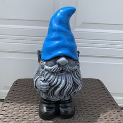 The Blue Gnome Statue 