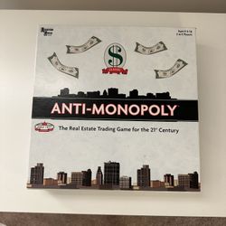 anti monopoly board game