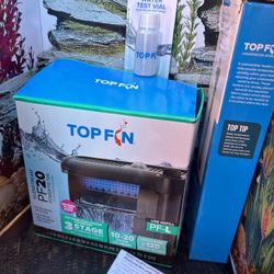Top Fin® Captivate Starter Kit/ SILENSTREAM PF20 POWER FILTER FLTRE MOTORISE POUR AQUARIUM! Top Fin Test Vial
