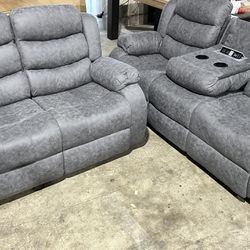 New Sofa And Loveseat With Usb, Charging Port And Free Delivery