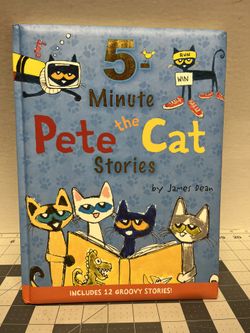 5 minute Pete the cat stories hardcover book , includes 12 groovy stories