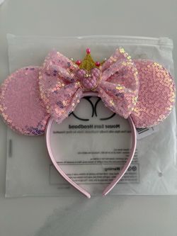 Minnie mouse ears pink