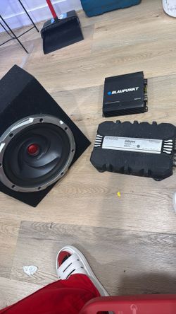 Electronics Base, Speaker, Power Amp, And Amplifier
