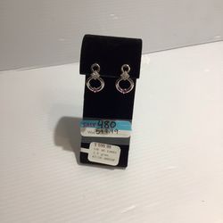 14k White gold Earrings