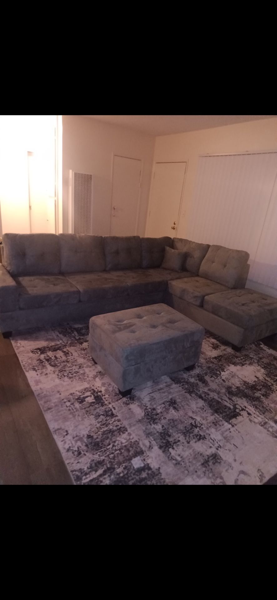 Grey Sectional Couch
