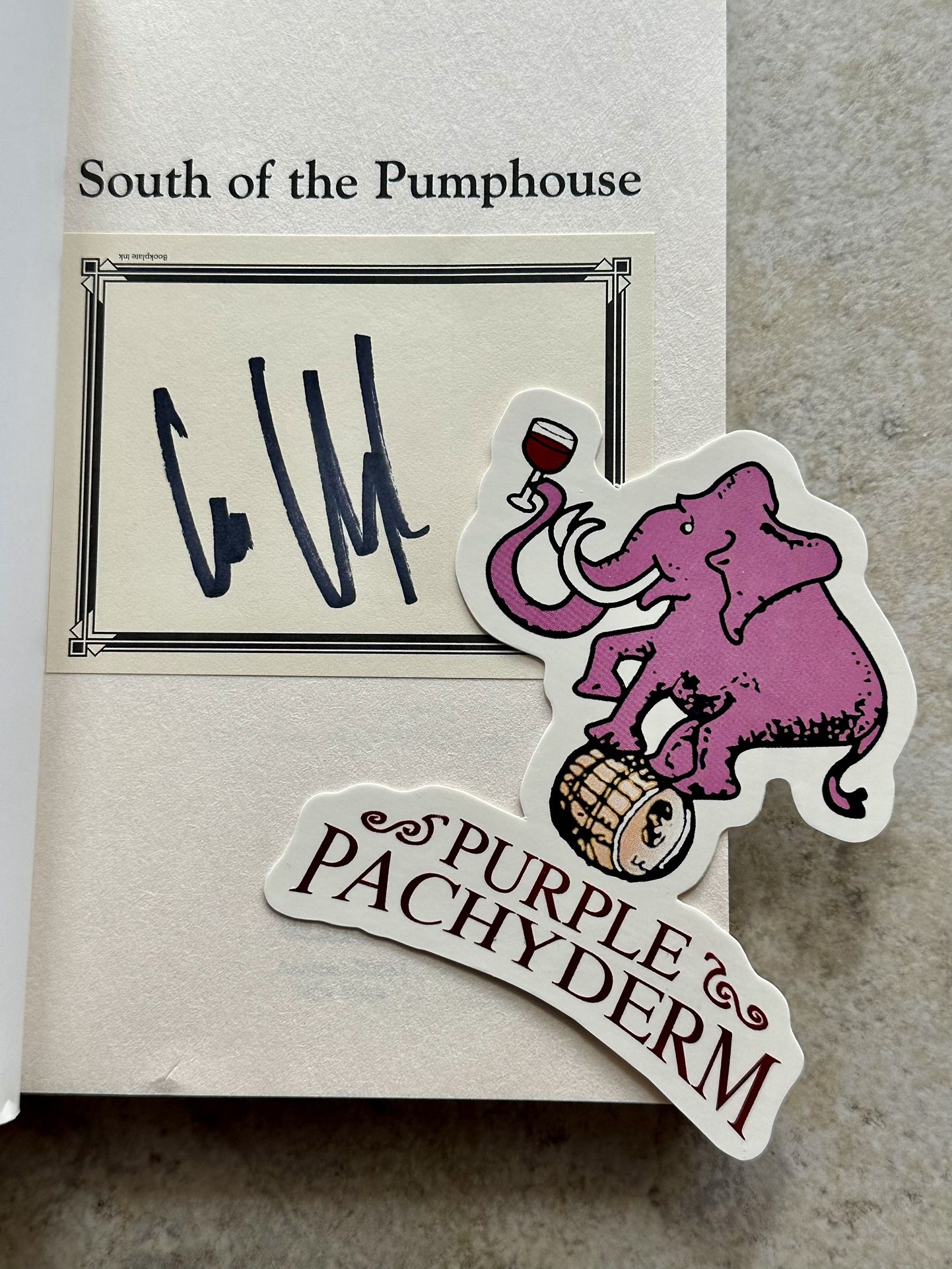 Les Claypool SIGNED Book Primus South of the Pumphouse AUTOGRAPHED New RARE
