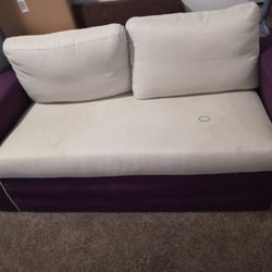 Fold Out Purple Couch 