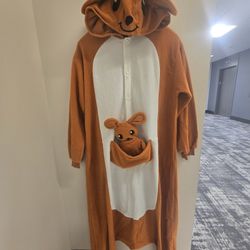 SAZAC Kangaroo Kigurumi - Onesie Jumpsuit Halloween Kanga Winnie the Pooh Costume Adult XL 