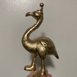 Gold celebration party flamingo 