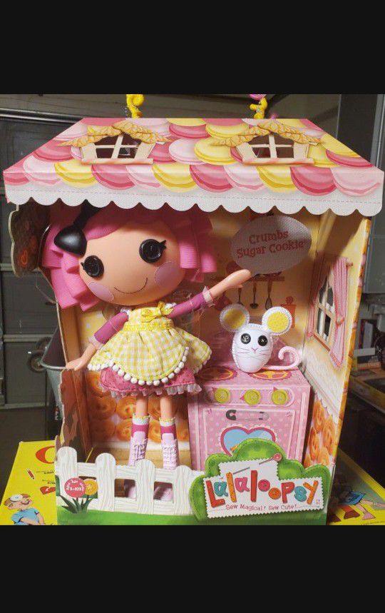 Lalaloopsy Doll Crumbs Sugar Cookie With Pet Mouse 