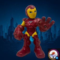 2010 Hasbro Marvel Super Hero Squad Talking Light Up 11” Iron Man Action Fig b7