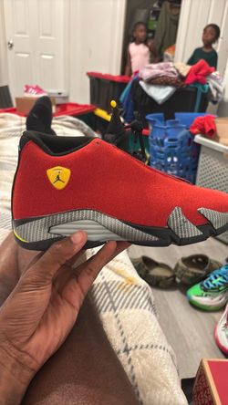 Air Jordan 14 Retro Ferrari Red Sneaker