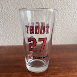Angels Mike Trout #27 Pint Glass