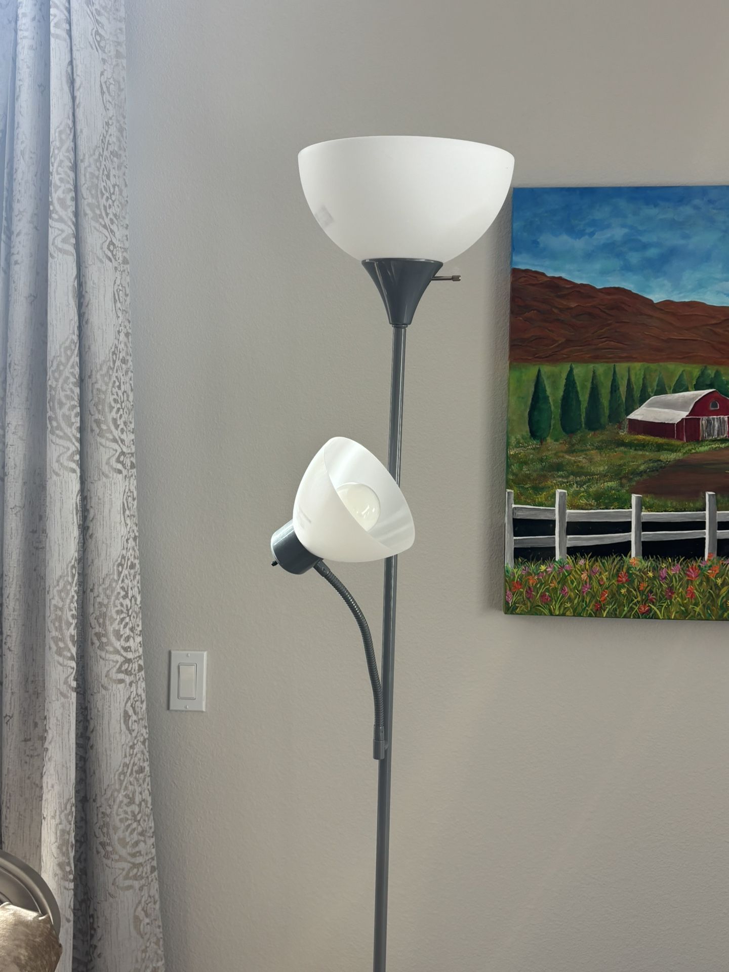 Floor Lamp  72‘’  Combo Floor Lamp With Reading Lamp, Modern Design