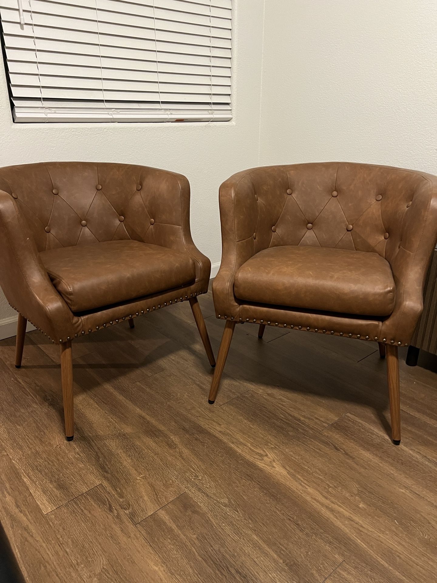 Faux Leather Office/side Chairs