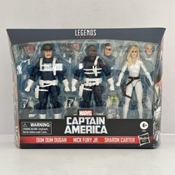 Marvel Legends Captain America 3-Pack (Dum Dum Dugan, Nick Fury And Sharon Cater)