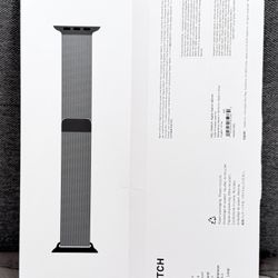 Brandee New Original Apple Milanese Loop Band – 46mm (Slate / Gray)