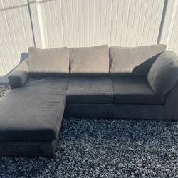Sectional Grey Couch 
