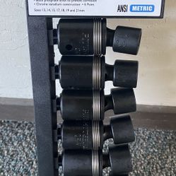1/2” Drive 7 PC. Impact Swivel Socket Set.