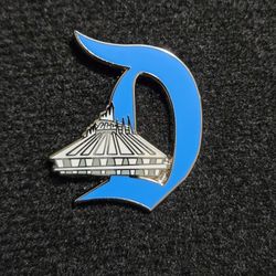 Magic Key To Disneyland 70th Hidden Mystery D Pin Space Mountain DLR