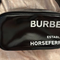 Burberry Horseferry Print Micro  Bag Black