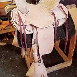  Rought Leather Saddle 