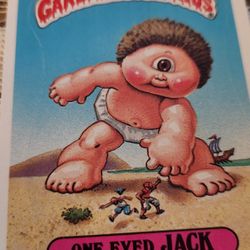 1985 Topps Garbage Pail Kids Series 2 One Eyed Jack