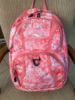 High Sierra Pink Backpack