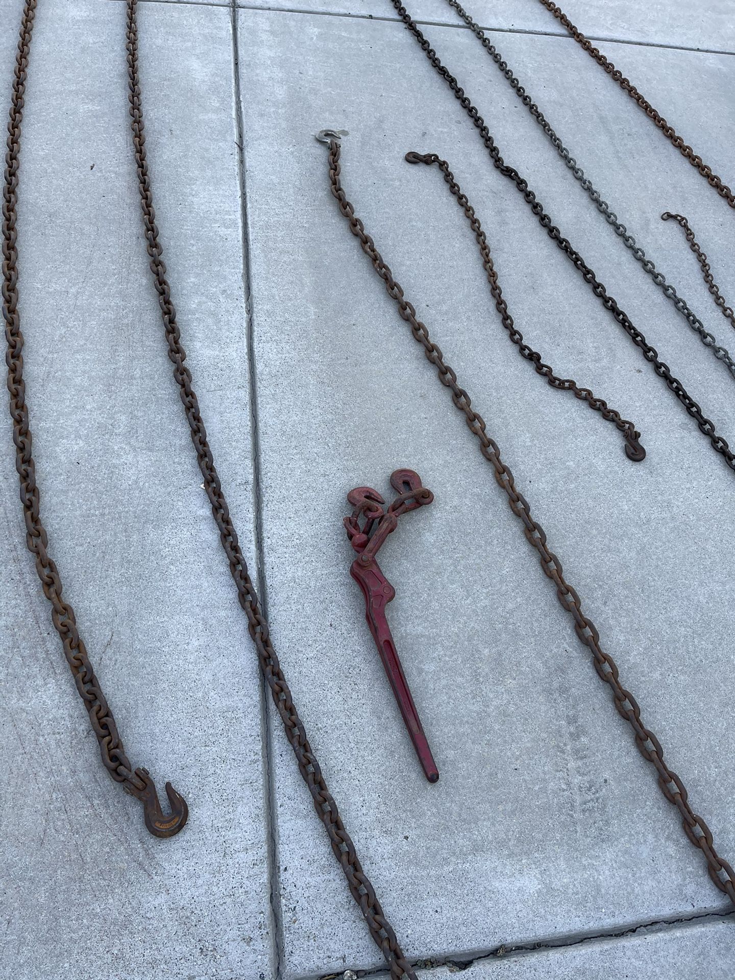 Assorted Chains and One Chain Binder