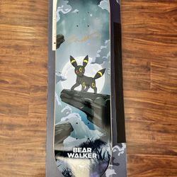 Pokemon Bear Walker Signed Umbreon Skateboard