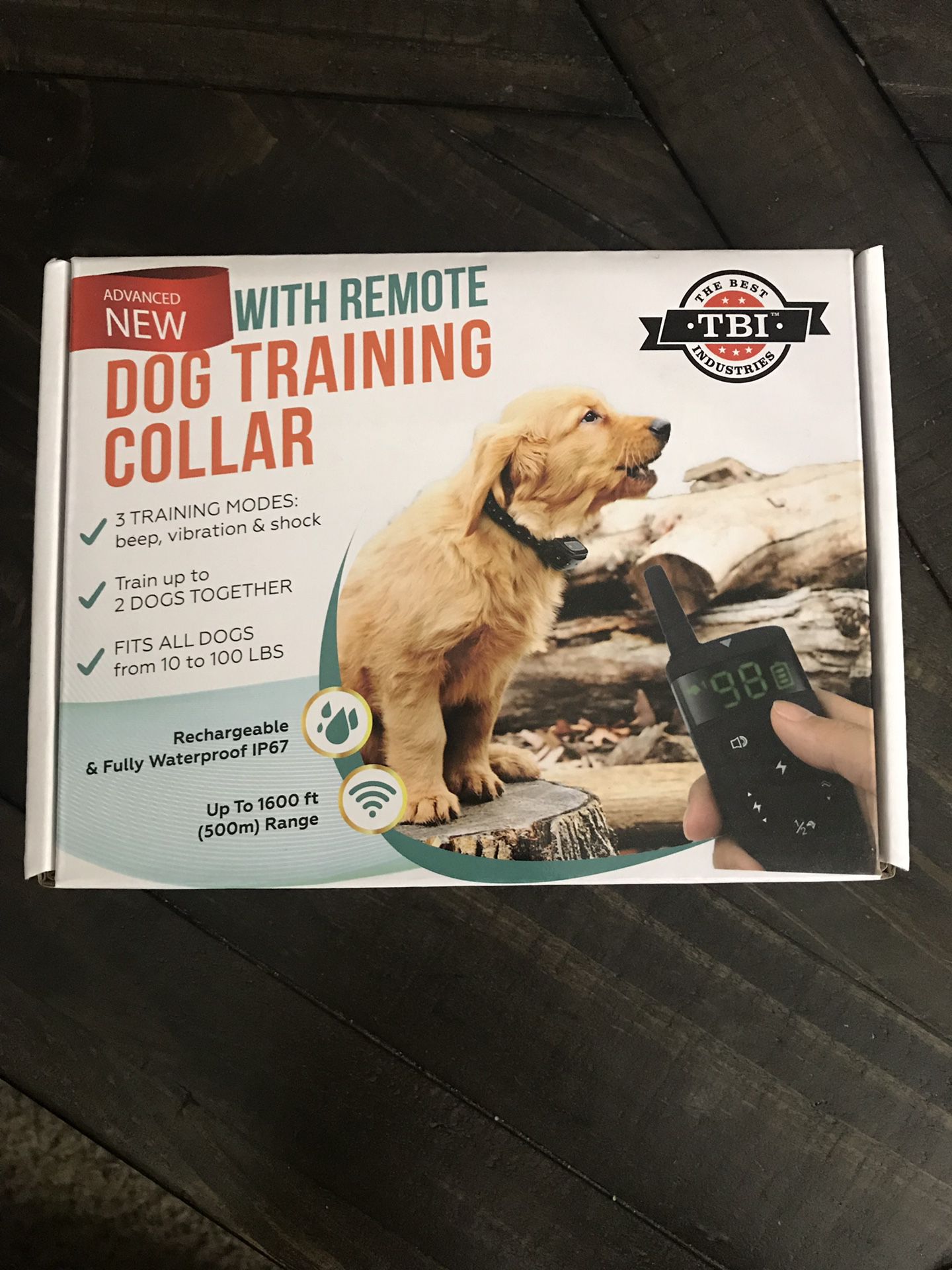 All-New 2019 Dog Training Collar with Remote | Long Range 1600 ft, Shock, Vibration Control, Rechargeable & IPX7 Waterproof | E-Collar Shock Collar f