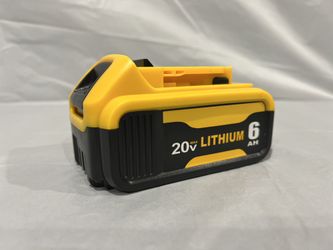 20V Max 6Ah Lithium-Ion Battery for DeWalt tools. Charger not included.