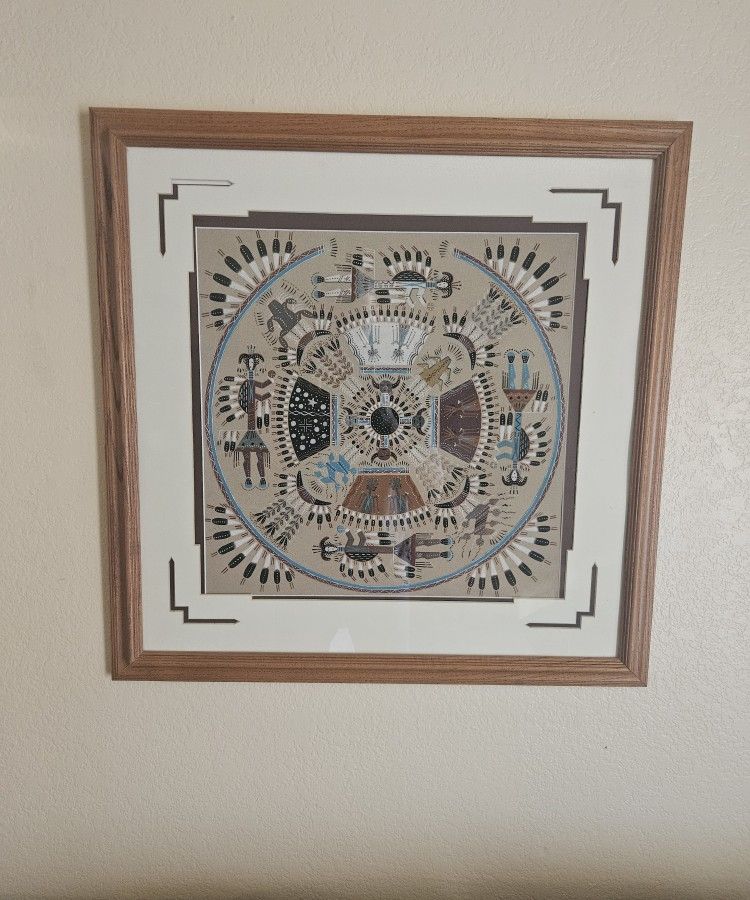 Navajo Ceremonial Sandpainting
