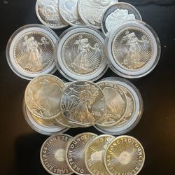1oz Coins .999 AG 