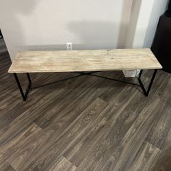 Mid Century Wood Bench
