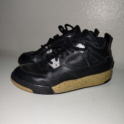 Nike Air Jordan 4 IV Retro Black Cats  Shoes 3Y Oreo Bred Kaki